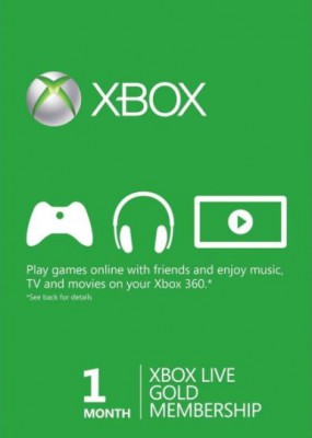 Xbox Live Gold 1 month