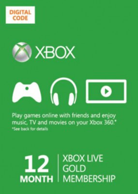 Xbox Live Gold 12 month