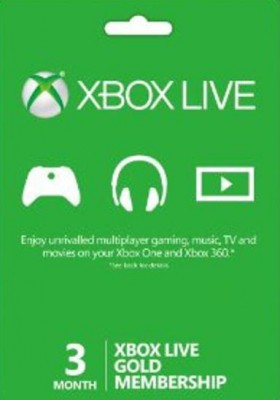 Xbox Live Gold 3 month