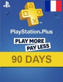 PlayStation Network Card (PSN) 90 Days (France)