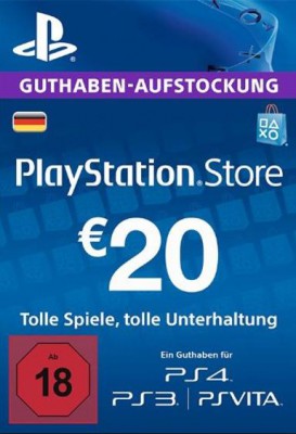 Playstation Network Card (PSN) 20 EUR (German)