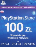 Playstation Network Card (PSN) 100 PLN