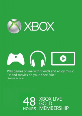 Xbox Live Gold 48 uur