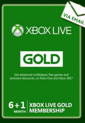 Xbox Live Gold 6+1 month