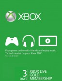 Xbox Live Gold 72 uur
