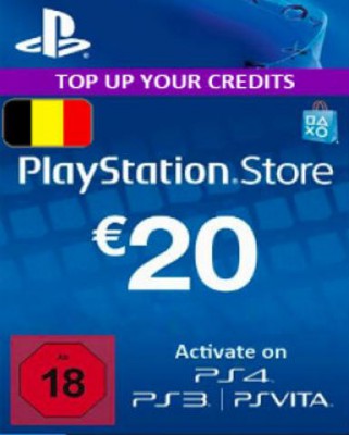 Playstation Network Card (PSN) 20 EUR (Belgium)