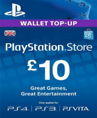 PlayStation Network Card (PSN) &pound;10 (UK)