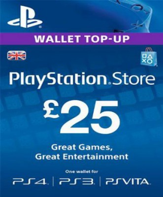 PlayStation Network Card (PSN) 25&pound; (UK)