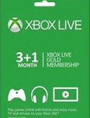 Xbox Live Gold 3+1 month