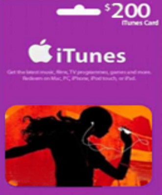 iTunes $200 Gift Card