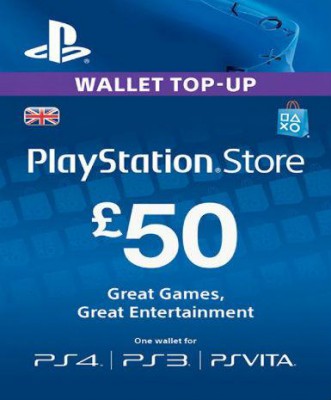 PlayStation Network Card (PSN) &pound;50 (UK)