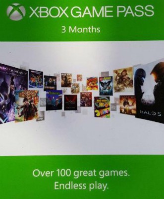 Xbox Game Pass 3 months