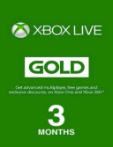 Xbox Live Gold 3 month (EU)