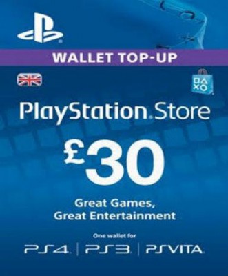 PlayStation Network Card (PSN) 30&pound; (UK)