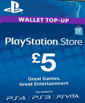 PlayStation Network Card (PSN) &pound;5 (UK)