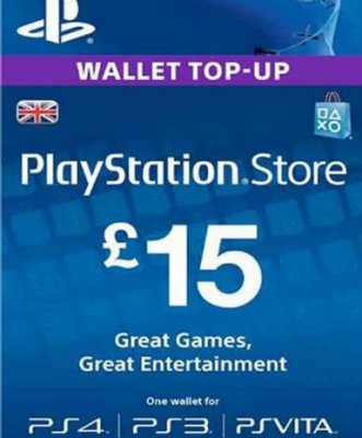 PlayStation Network Card (PSN) &pound;15 (UK)