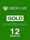 Xbox Live Gold 12 month EU