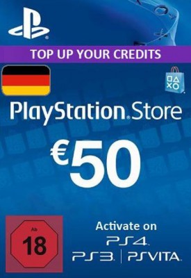 Playstation Network Card (PSN) 50 EUR (German)