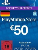 Playstation Network Card (PSN) 50 EUR (German)